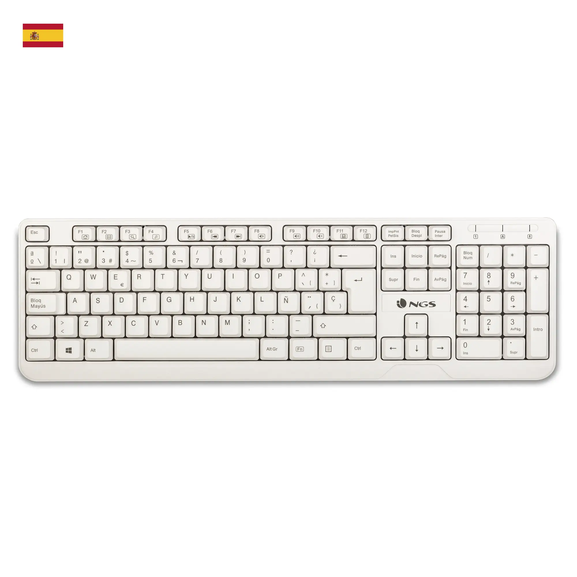 NGS Spike, QWERTY, ES NGS-KEYBOARD-0284