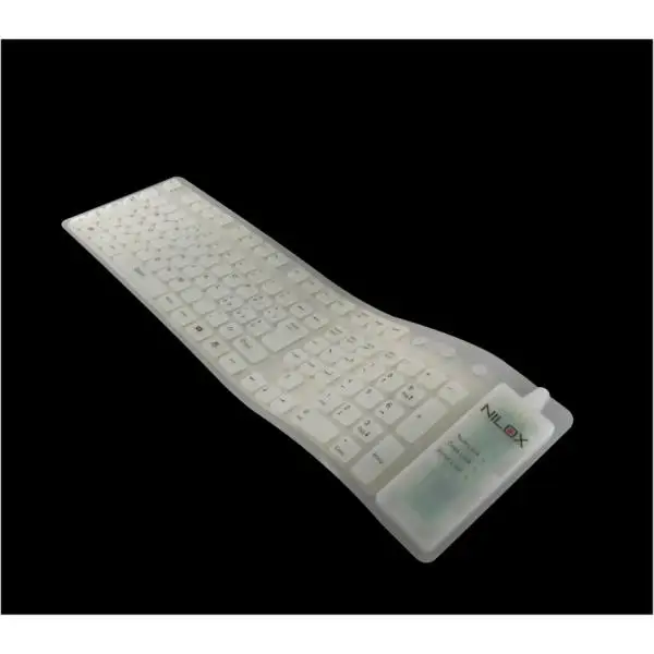 Nilox TASTIERA IN SILICONE BIANCA USB/PS2 10NXKB5426002