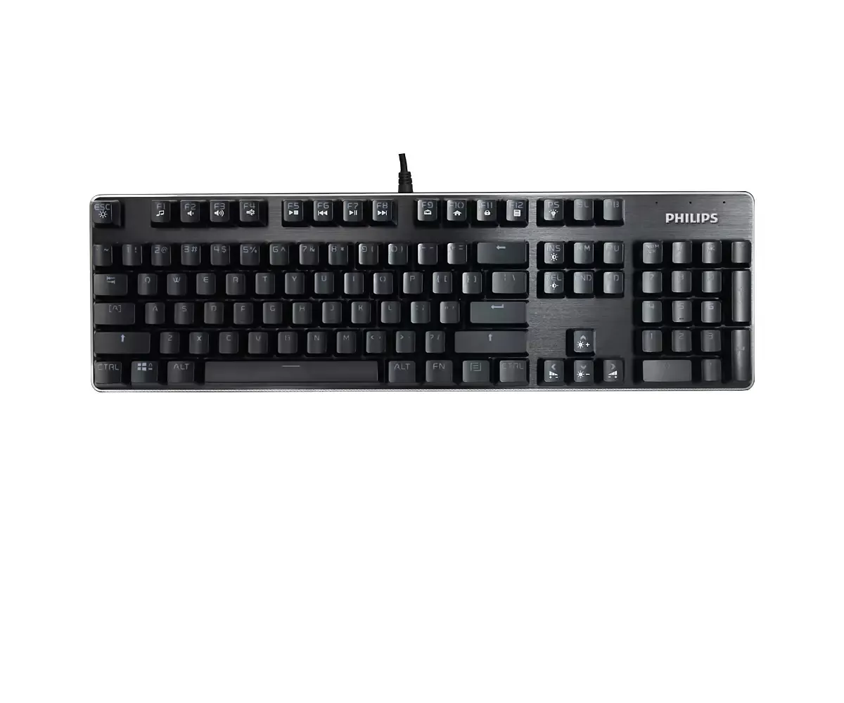 Philips SPK8401B/00 klavye Oyun USB QWERTY Siyah