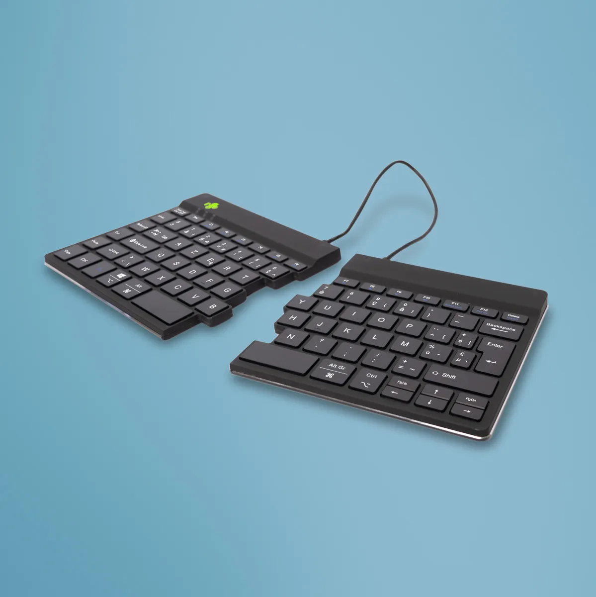 R-Go Tools R-Go Split Break klavye Ofis Bluetooth AZERTY Belçikalı Siyah
