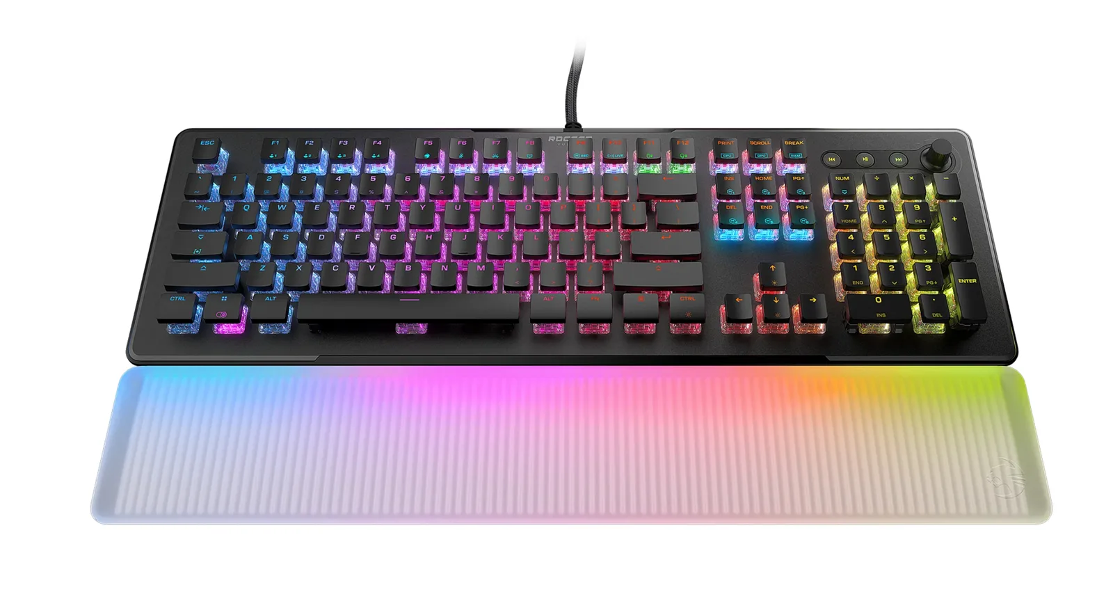 ROCCAT Vulcan II Max klavye Oyun USB QWERTZ Almanca Siyah