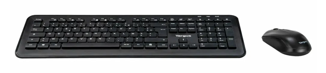 Targus AKM610FR klavye Fare dahil Evrensel RF kablosuz AZERTY Fransızca Siyah