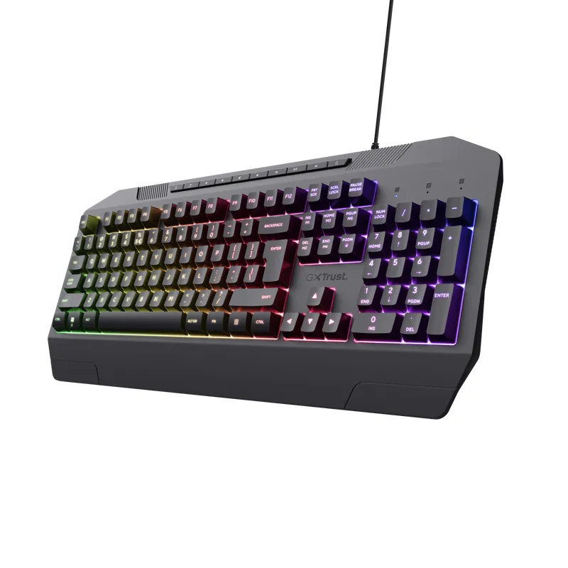 Trust GXT 836 EVOCX klavye Oyun USB Fransızca Siyah