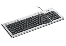 Trust Slimline Keyboard Aluminium KB-1800S BE 14495