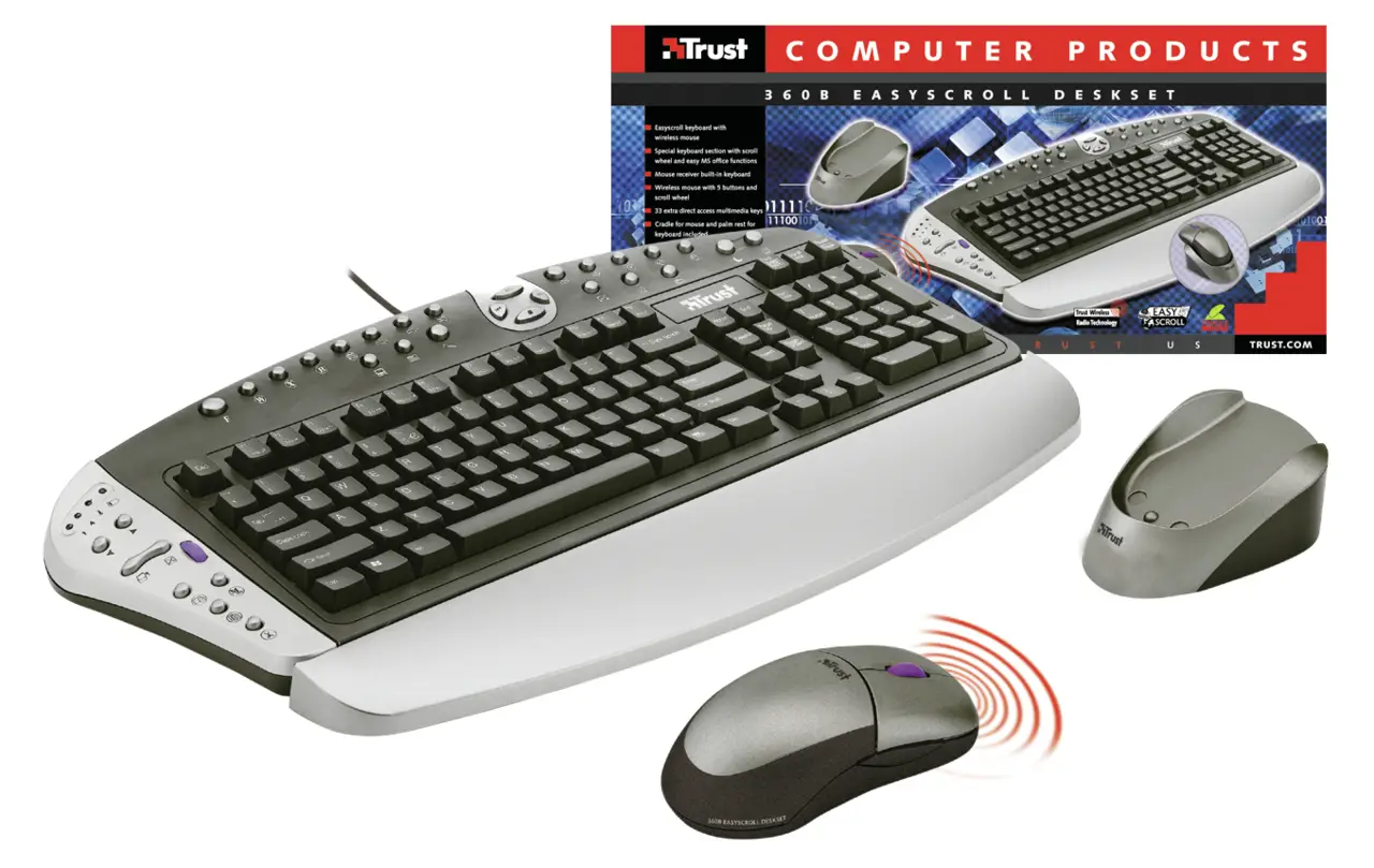 Trust Toetsenbord en muis 360B PS/2 13094