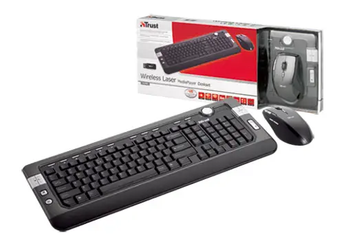 Trust Wireless Laser MediaPlayer Deskset DS-4700R DE 15222
