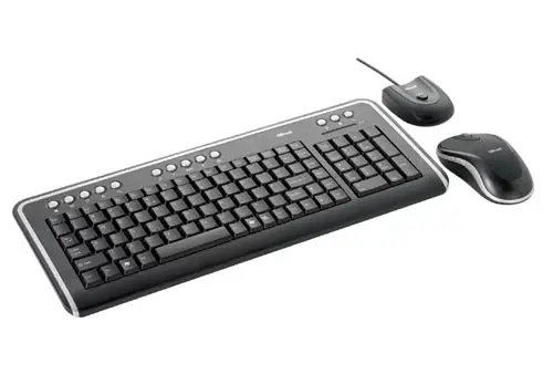 Trust Wireless Optical Slimline Deskset DS-3200 BE 14636