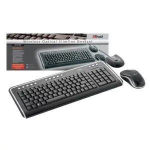 Trust Wireless Optical Slimline Deskset DS-3200 UK 14628