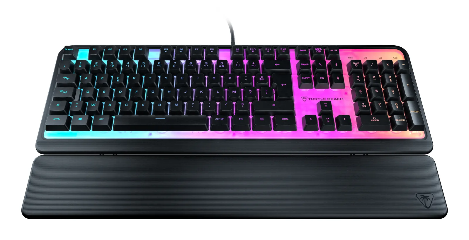Turtle Beach Magma klavye Oyun USB AZERTY Fransızca Siyah