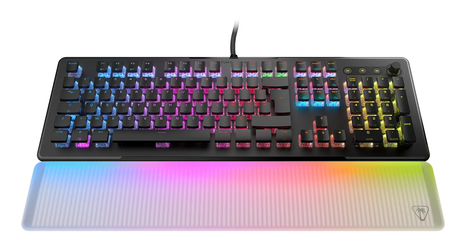 Turtle Beach Vulcan II Max klavye Oyun USB QWERTZ Almanca Siyah