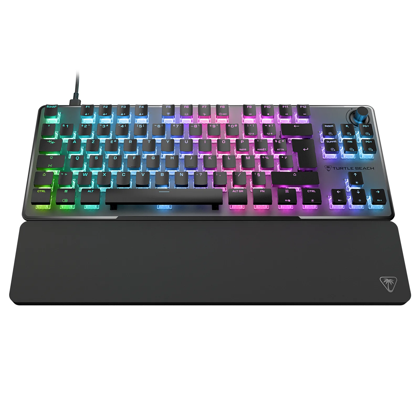 Turtle Beach Vulcan II TKL Pro klavye Oyun USB AZERTY Fransızca Siyah
