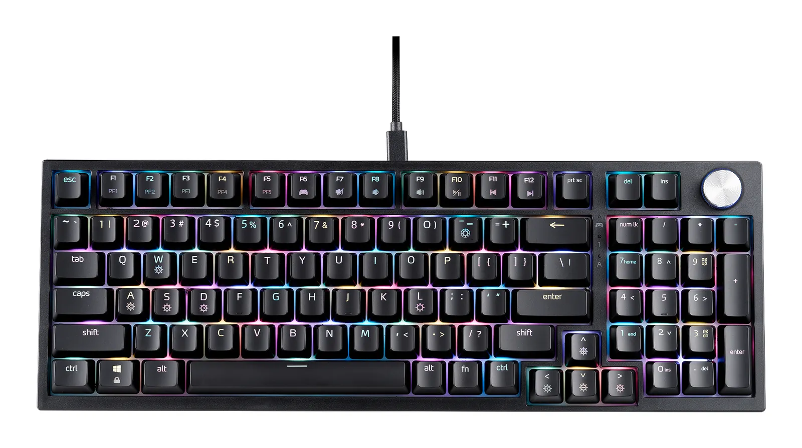 XPG SORCERER klavye Oyun USB İspanyolca Siyah