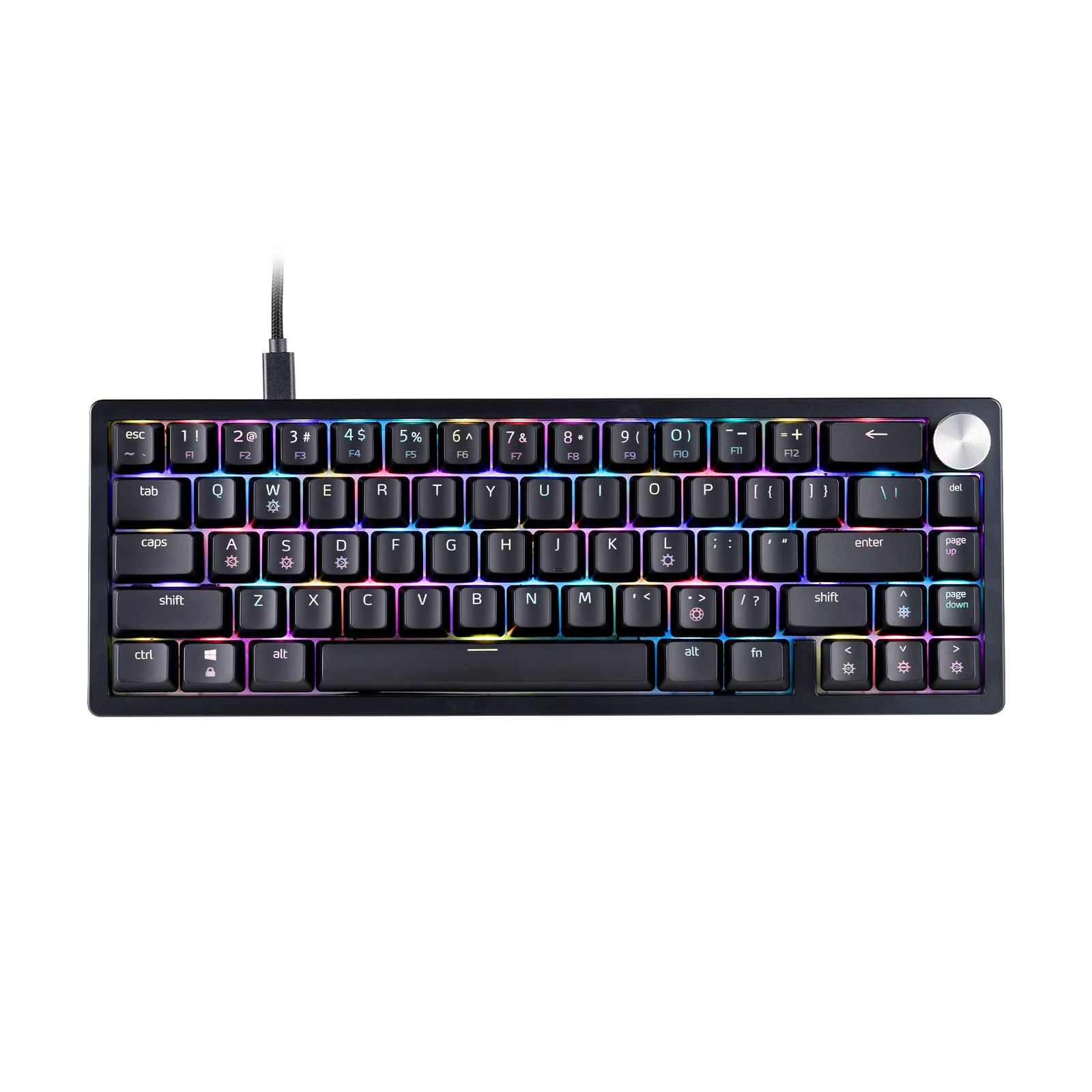XPG SORCERER MINI klavye Oyun USB QWERTY Amerikan İngilizcesi Siyah