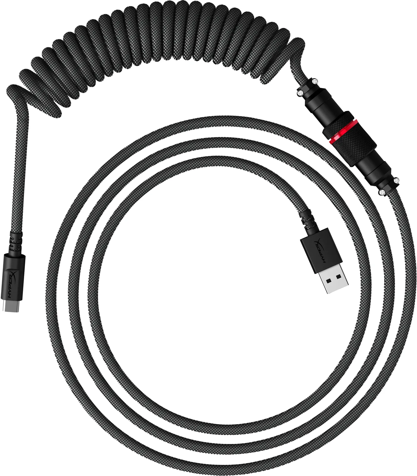 HyperX USB-C Spiral Kablo Gri-Siyah 6J679AA