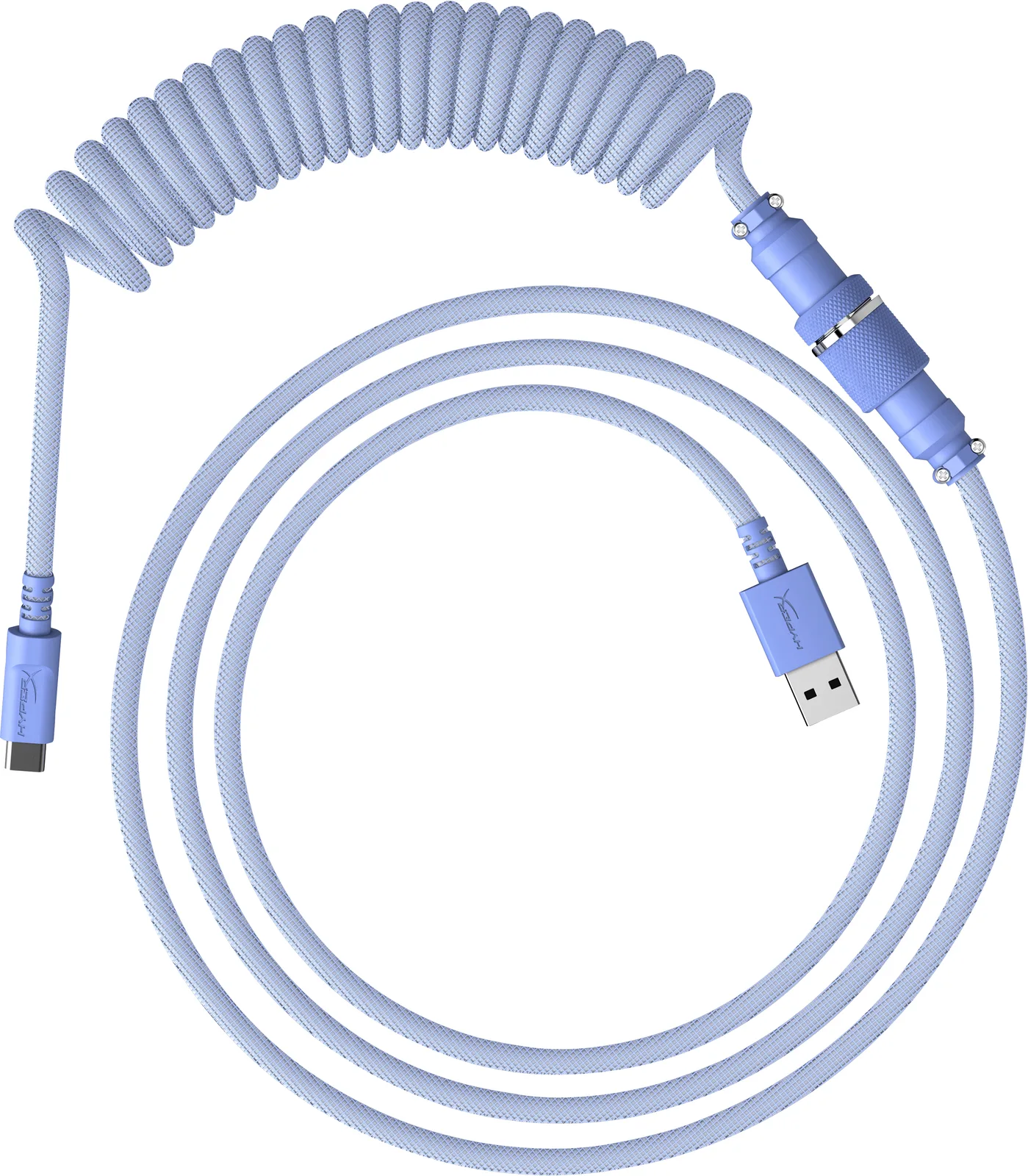 HyperX USB-C Spiral Kablo Açık Mor 6J682AA