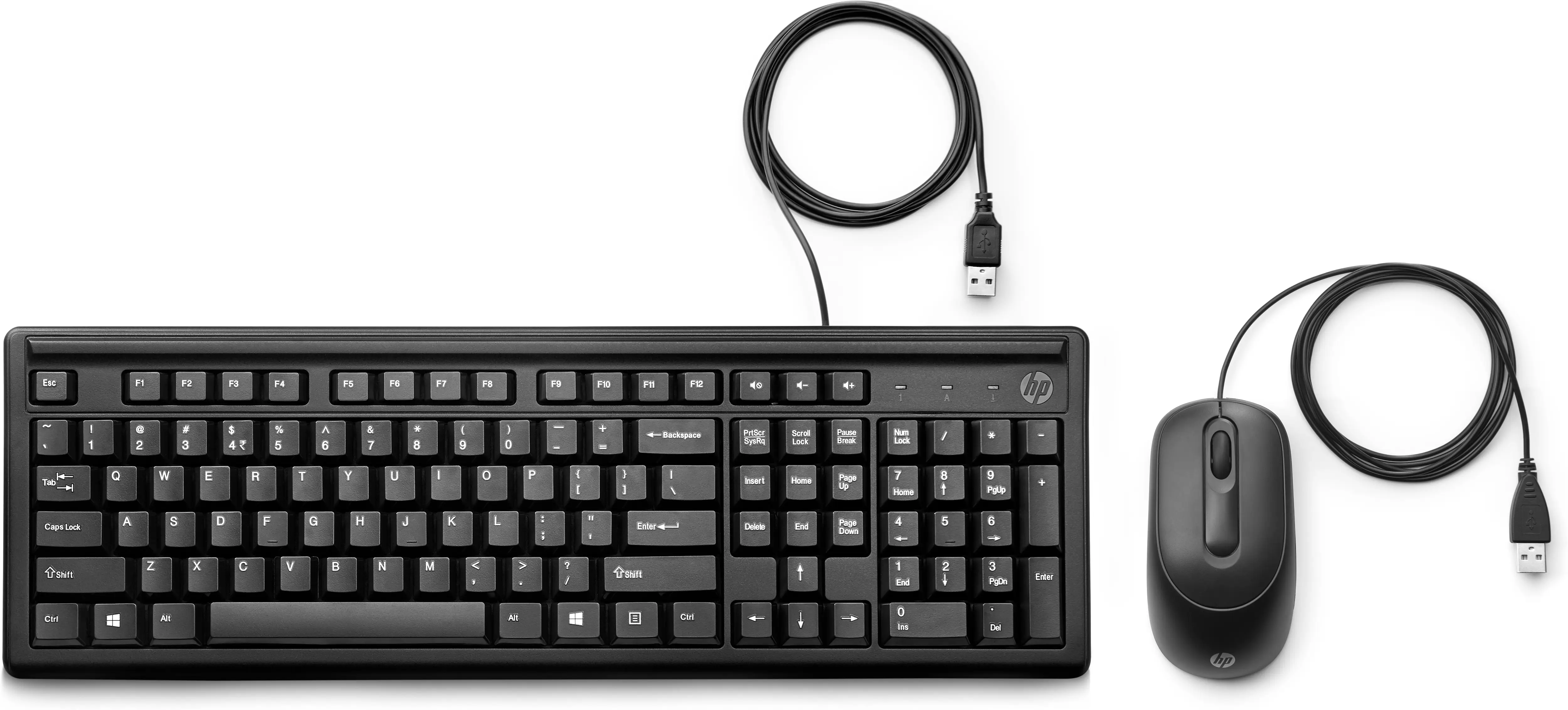 HP Kablolu Klavye ve Fare 160 6HD76AA#AC3