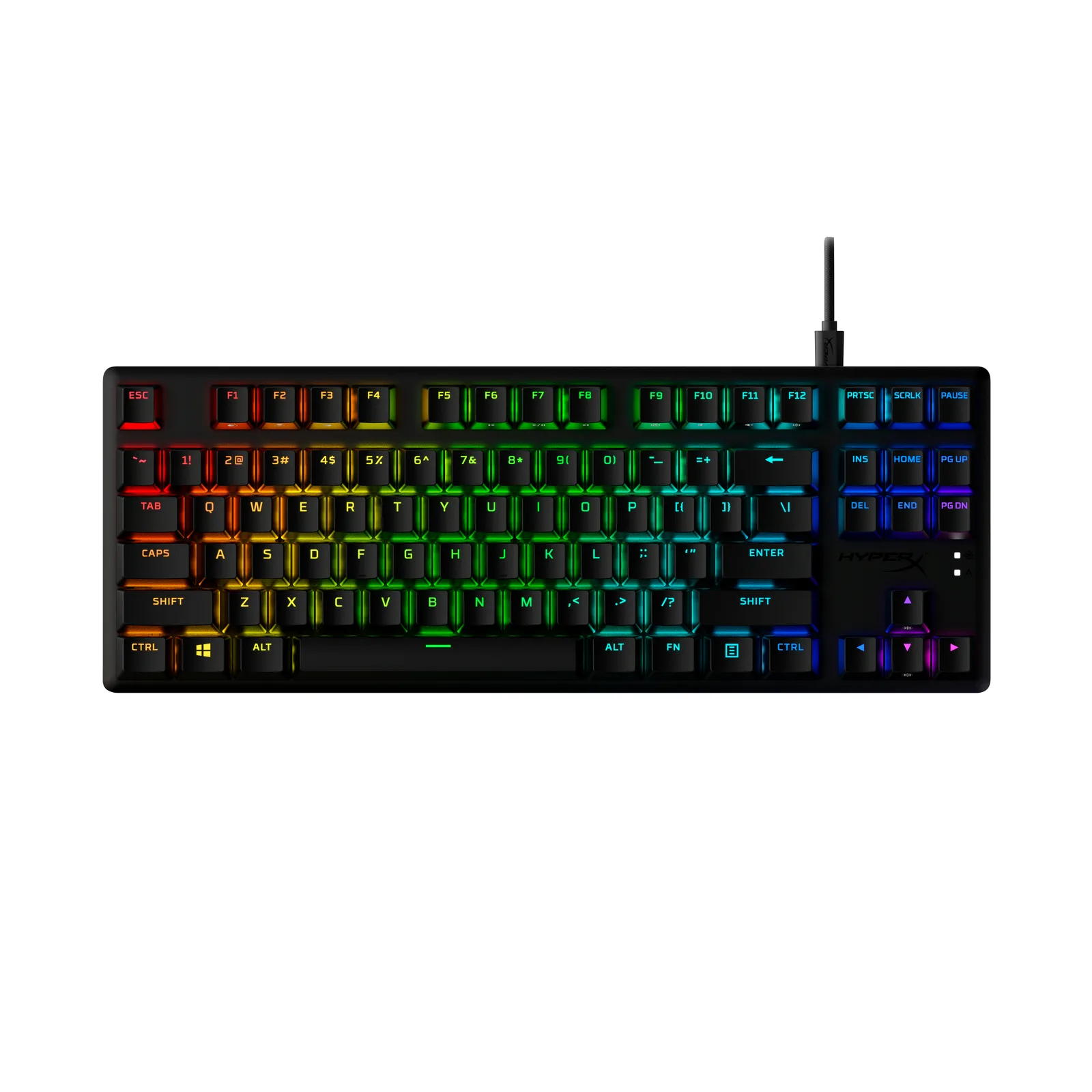 HyperX Alloys Origins Core PBT HX Açık Mavi - Mekanik Oyun Klavyesi 639N9AA