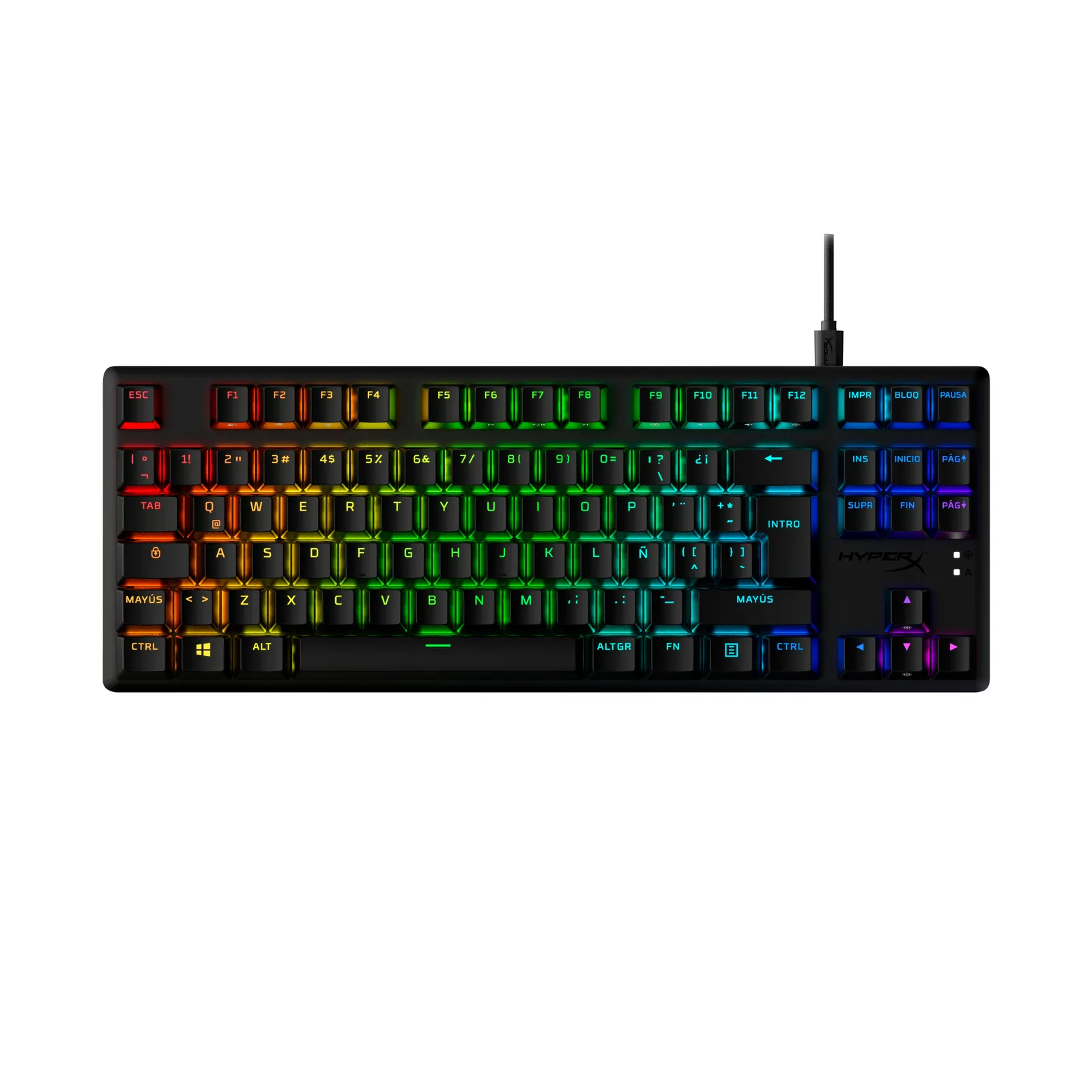 HyperX Alloy Origins Core PBT HX Kırmızı - Mekanik Oyun Klavyesi 639N7AA