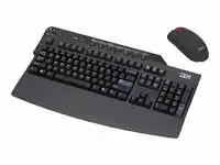 Lenovo Business Black Enhanced Performance Wireless Keyboard & Optical Mouse GER 73P4077
