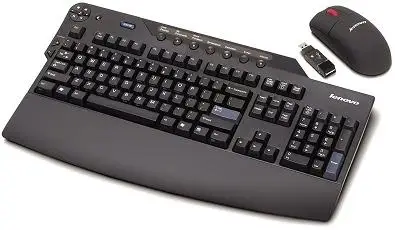 Lenovo Enhanced Performance Wireless Keyboard & Mouse (Czech) 73P4071