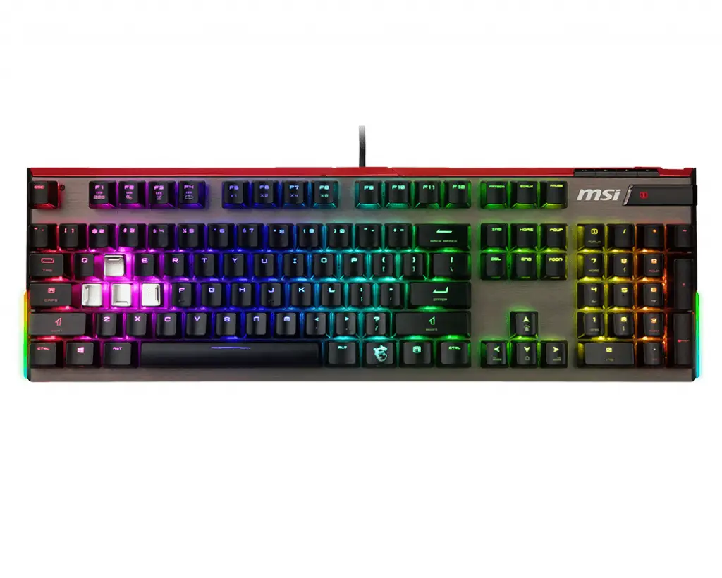 MSI VIGOR GK80 Silver CL-MSI-GK80-CS-RGB