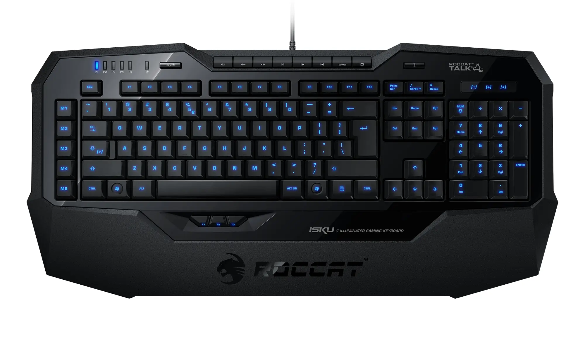 ROCCAT Isku Illuminated Gaming Keyboard BE Layout ROC-12-728