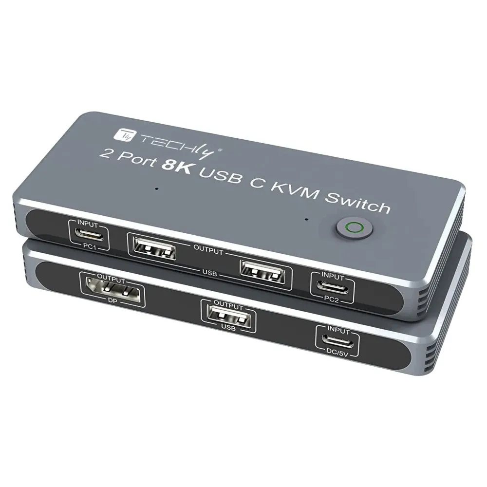 Techly IDATA KVM-DPC8K