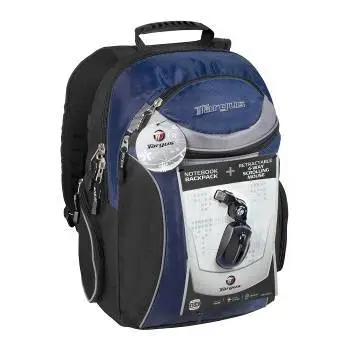 Targus Notebook Backpack & Retractable 4-way Scrolling Mouse BEU3041P