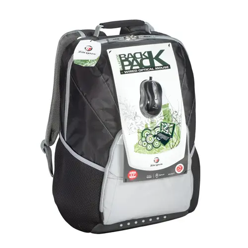 Targus XL Laptop Backpack & Wired Optical Mouse BEU3067P