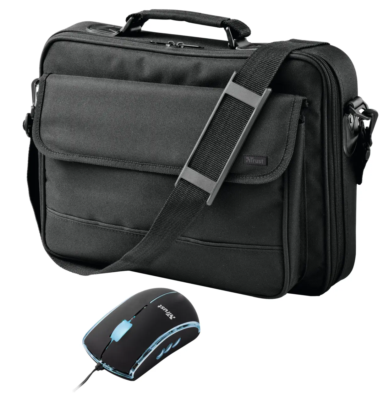 Trust 15.4" Notebook Bag & Retractable Colour Mouse BB-1300p 15846