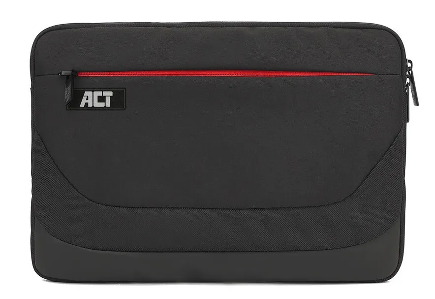 ACT AC8585 laptop çantası & kılıfı 39,6 cm (15.6") Fermuarlı kılıf Siyah