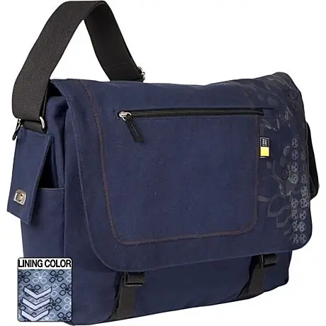 Case Logic Canvas Messenger Bag 15.4" Blue SNM15B