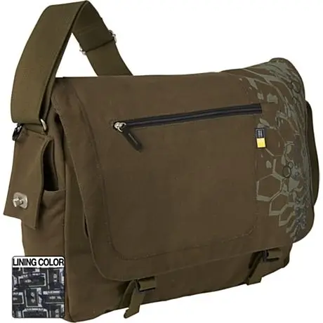Case Logic Canvas Messenger Bag 15.4" Green SNM15D