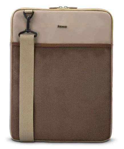 Hama To Go 35,8 cm (14.1") Fermuarlı kılıf Bej, Kahverengi