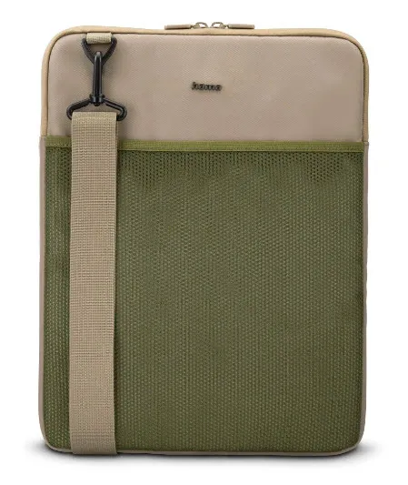 Hama To Go 35,8 cm (14.1") Fermuarlı kılıf Bej, Yeşil