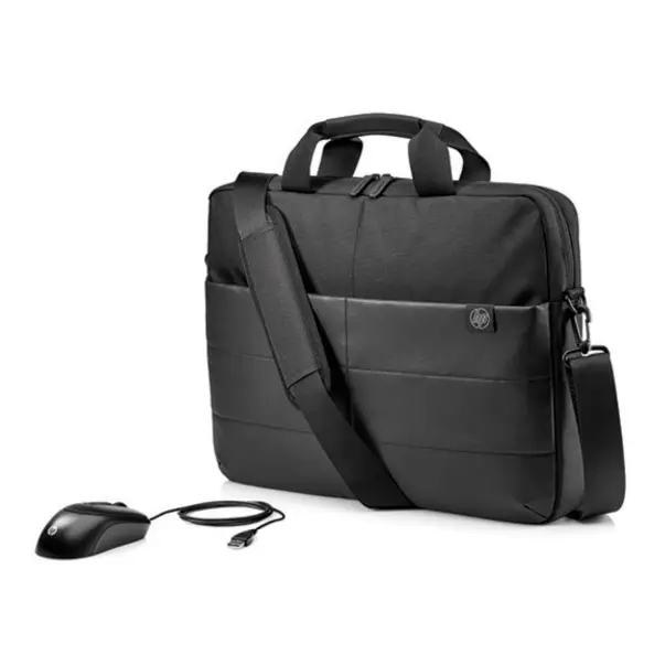 HP 15.6" Classic Briefcase & Mouse 1FK06AA#ABB