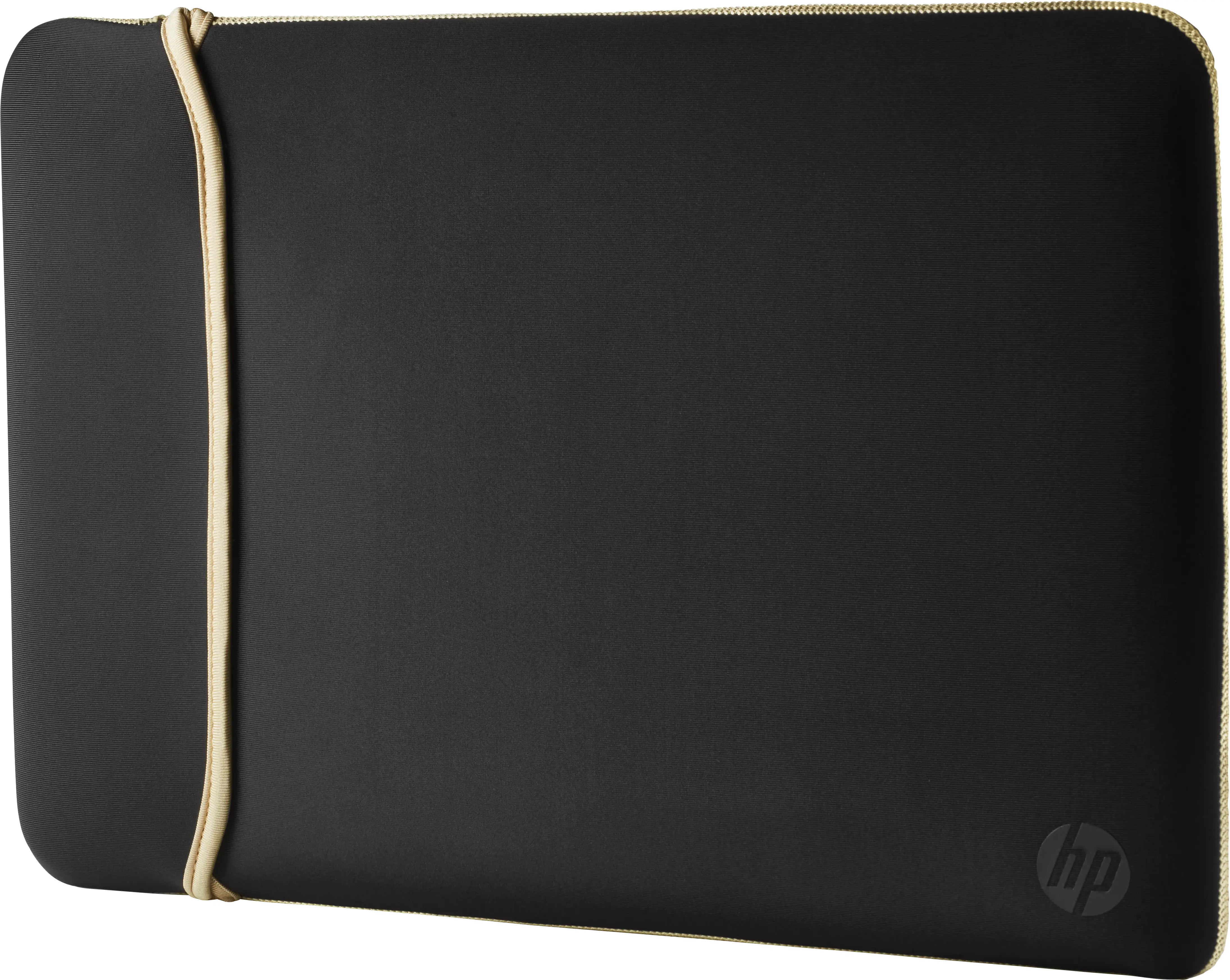 HP 39,62 cm (15,6") Neopren Ters Çevrilebilir Kılıf (Siyah/Altın Rengi) 2UF60AA