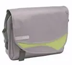 Techair Nylon Messenger Case Grey/Green 15.4" TAR3509