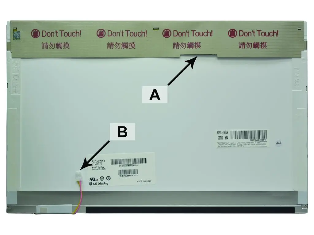 2-Power 15.4 WXGA 1280x800 CCFL1 Glossy Screen SCR0065A