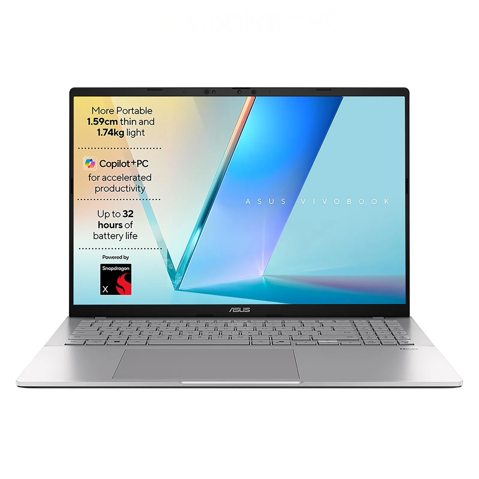 ASUS Vivobook S16 S3607QA-PL004W Copilot+ PC Snapdragon X1-26-100
