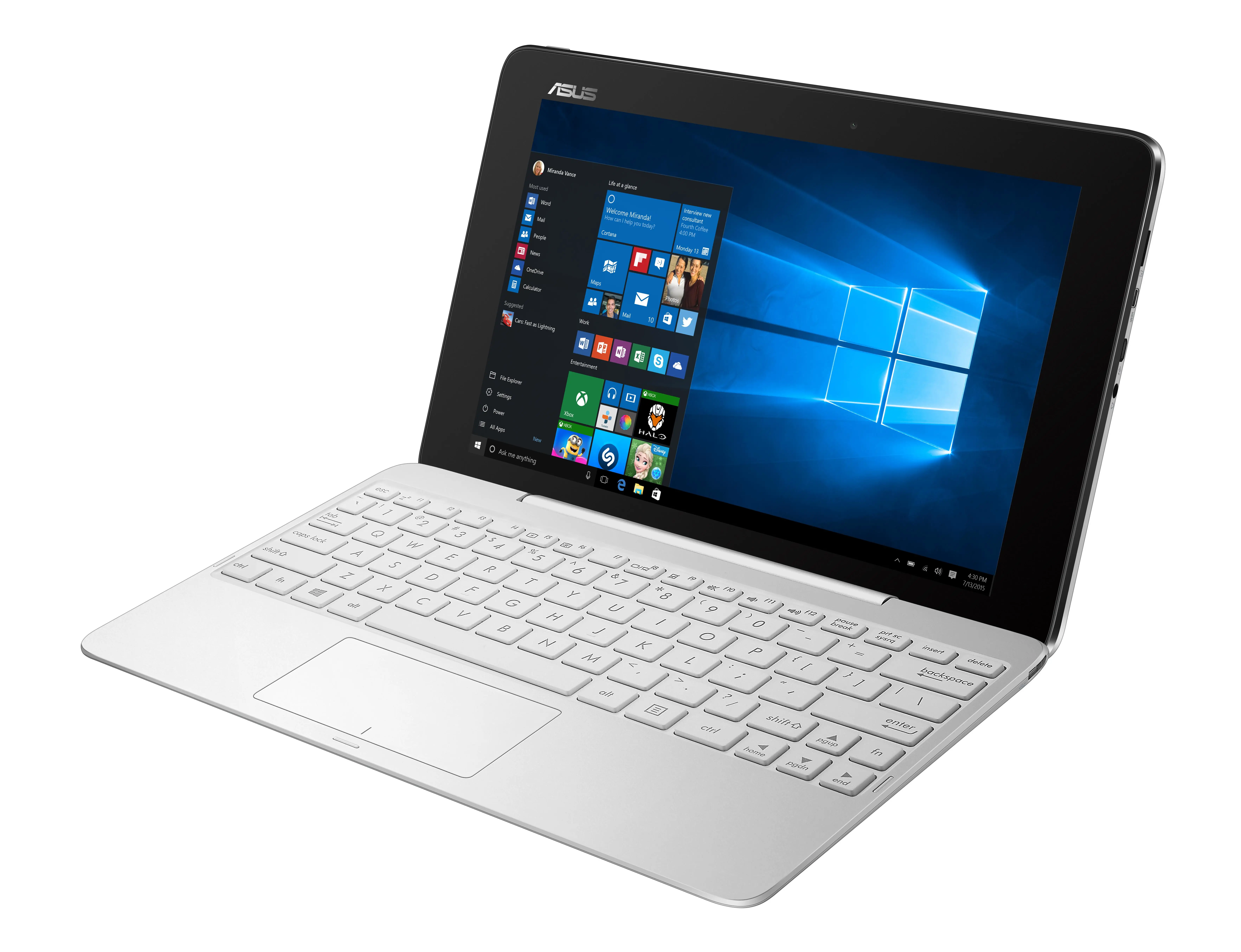 ASUS Book Transformer T100HA-WHITE