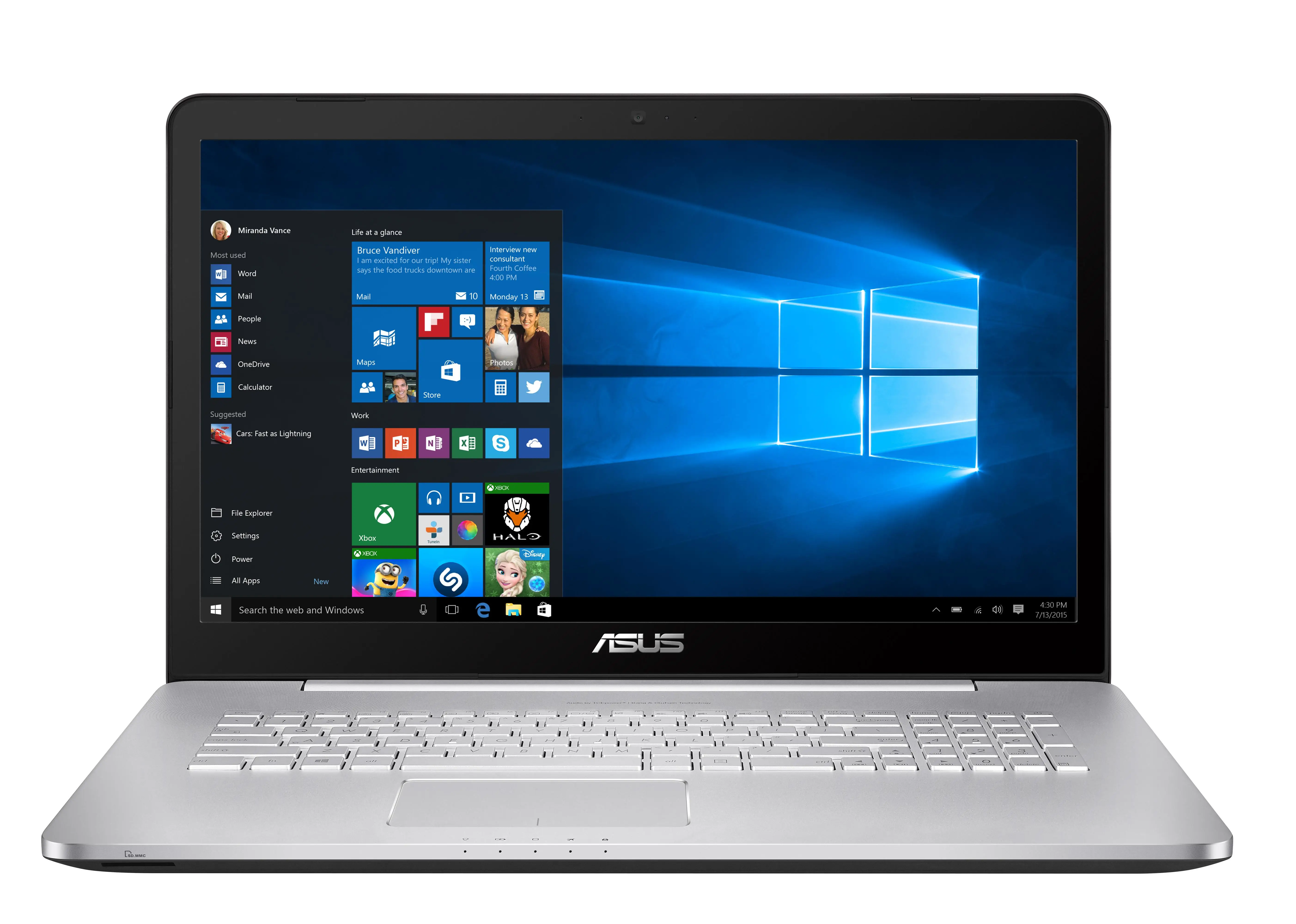 ASUS Pro Vivobook N752VX-GC234T 90NB0AY1-M02730