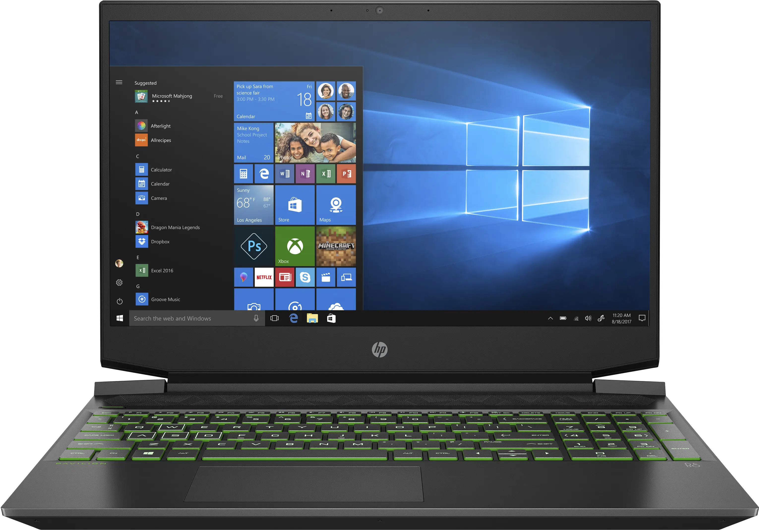 HP Gaming Pavilion 15-ec0004nk 9QT57EA