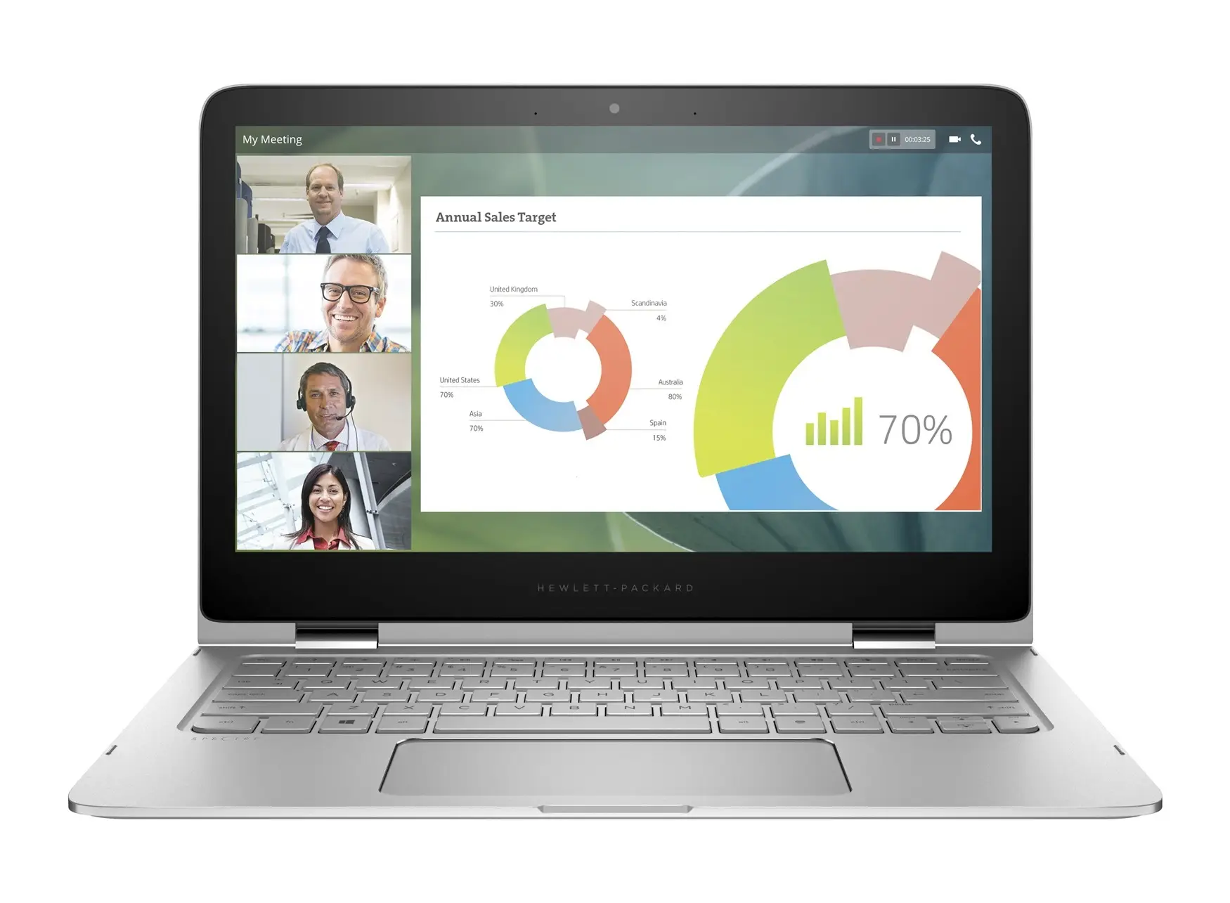 HP Spectre Pro x360 G2 W2P33PA
