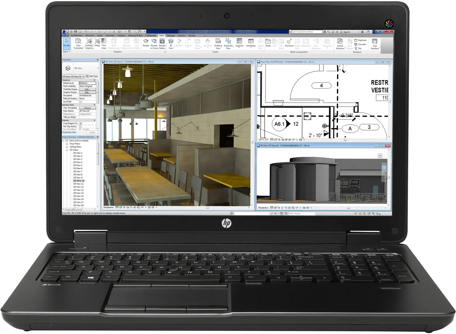 HP MWS BUNDEL ZBook 15 G2 4Core 2.5GHz 15.6"IPSFHD, NVIDIA K2100M, geheugen, PCIeSSD, HDD, tas BM4R59ET10