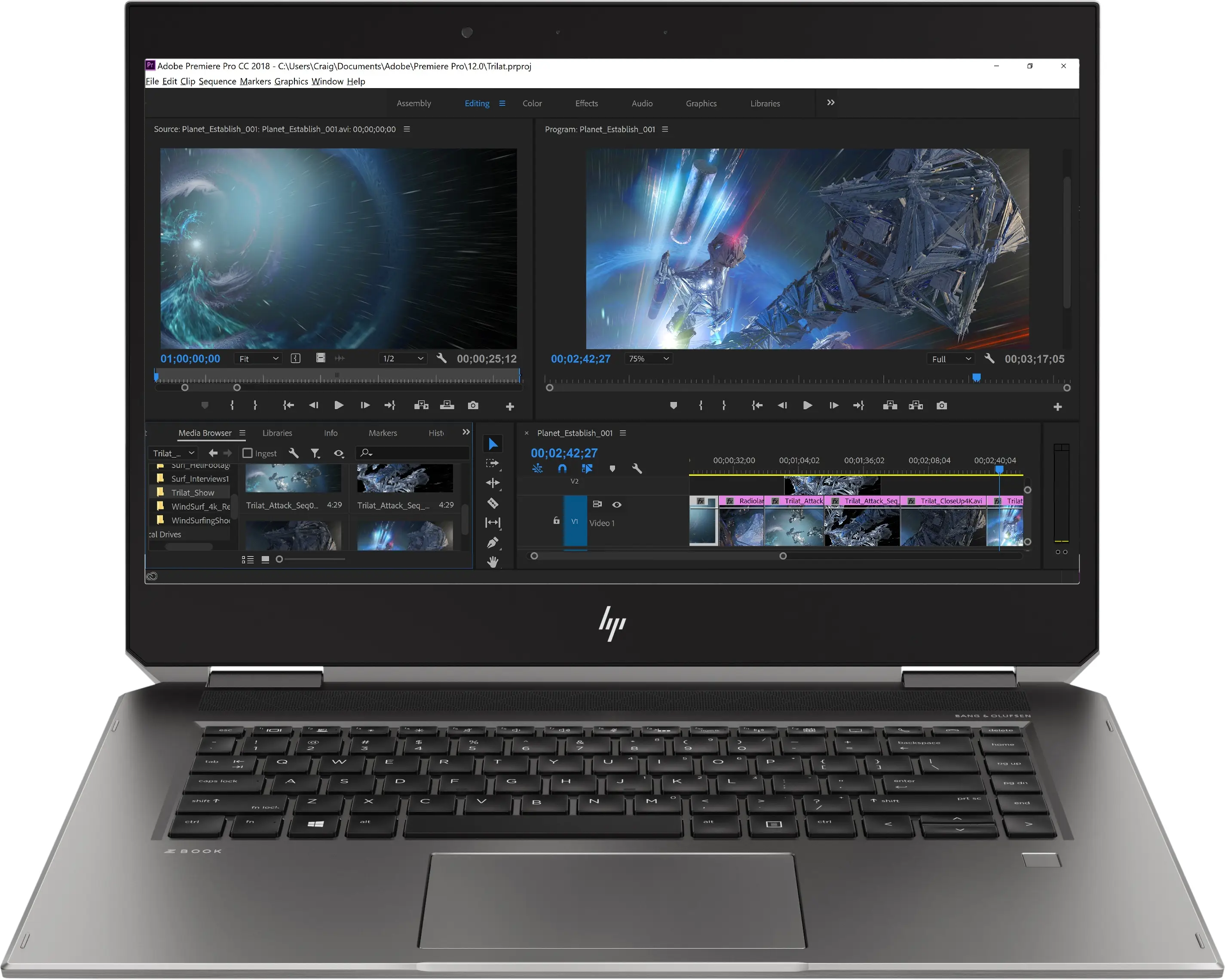 HP Studio ZBook x360 G5 118L1ES