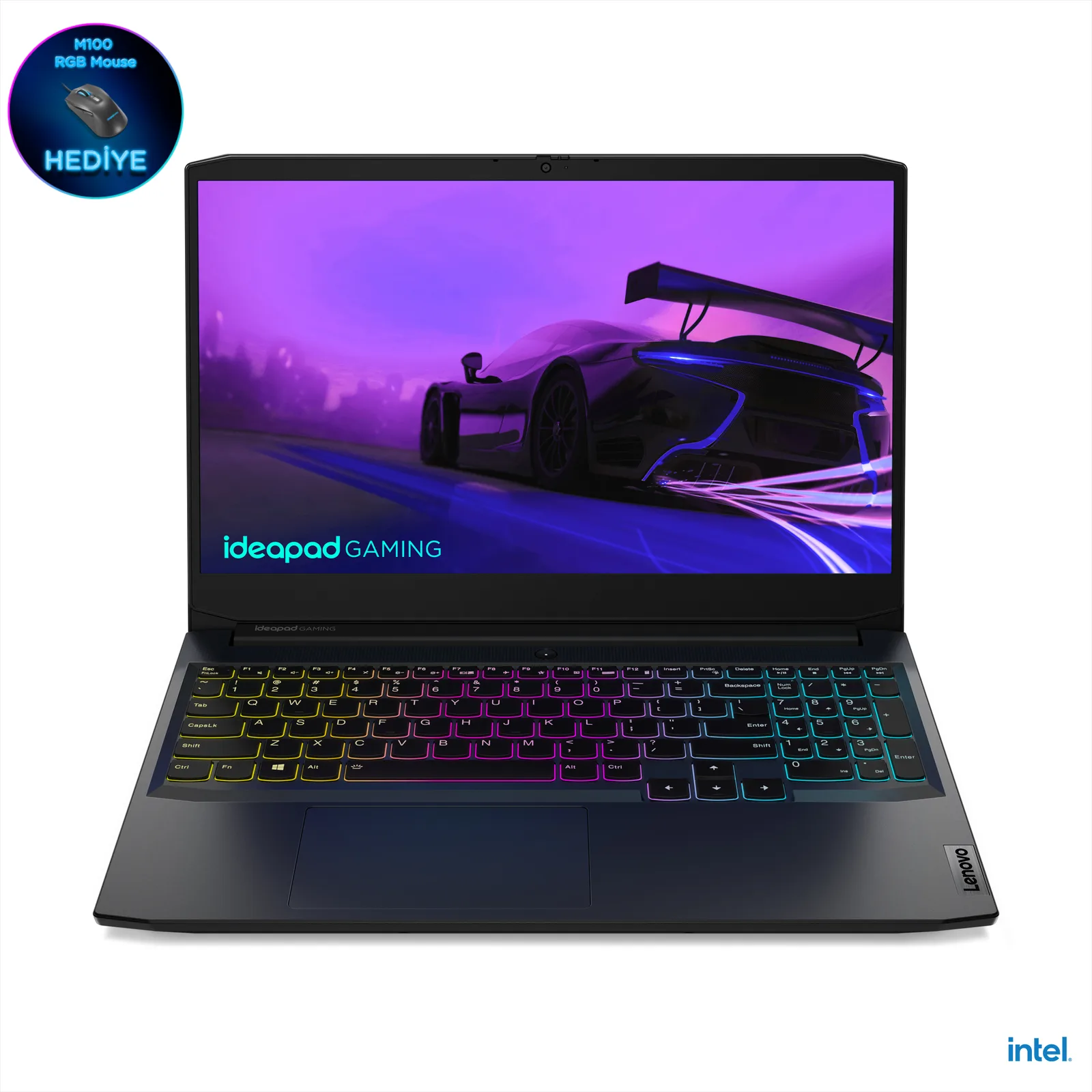 Lenovo IdeaPad Gaming 3 82K100HATX Intel Core i7-11370H SSD NVIDIA GeForce RTX 3050 GDDR6 15.6" FHD W10 Siyah Notebook
