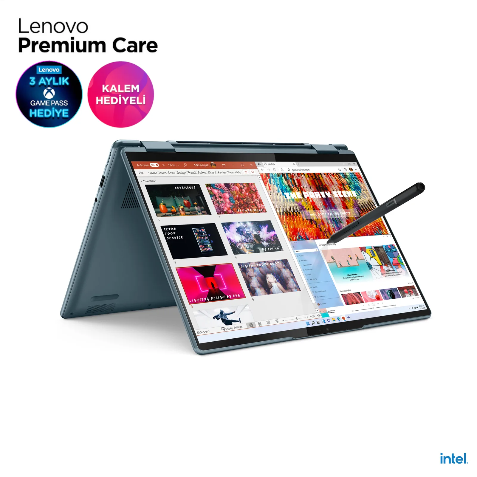 Lenovo YOGA7 i5 W11H 82QE00BXTX