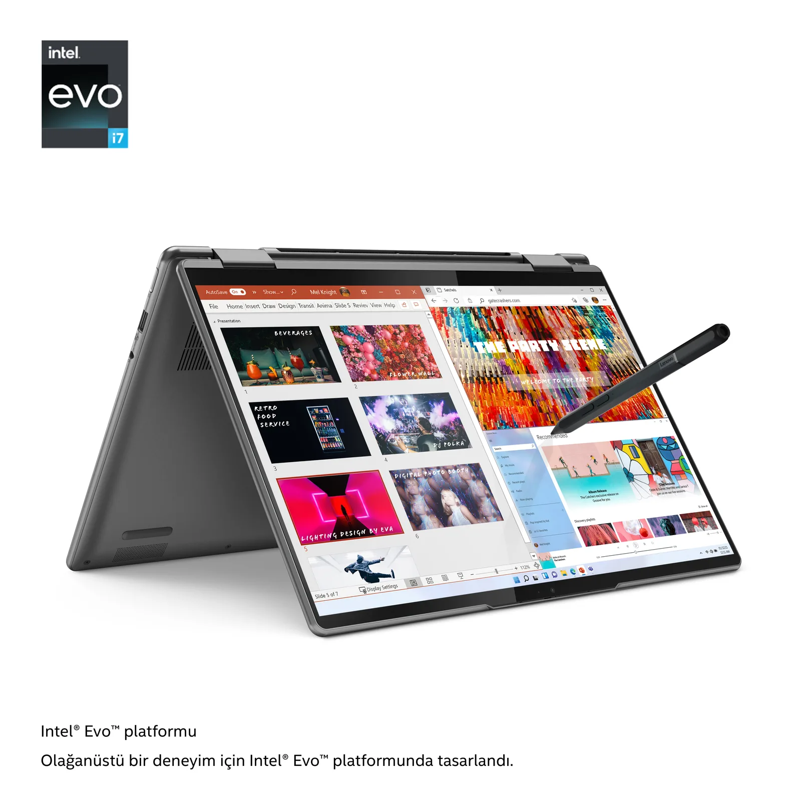 Lenovo YOGA7 i7 W11H 82QE00BYTX