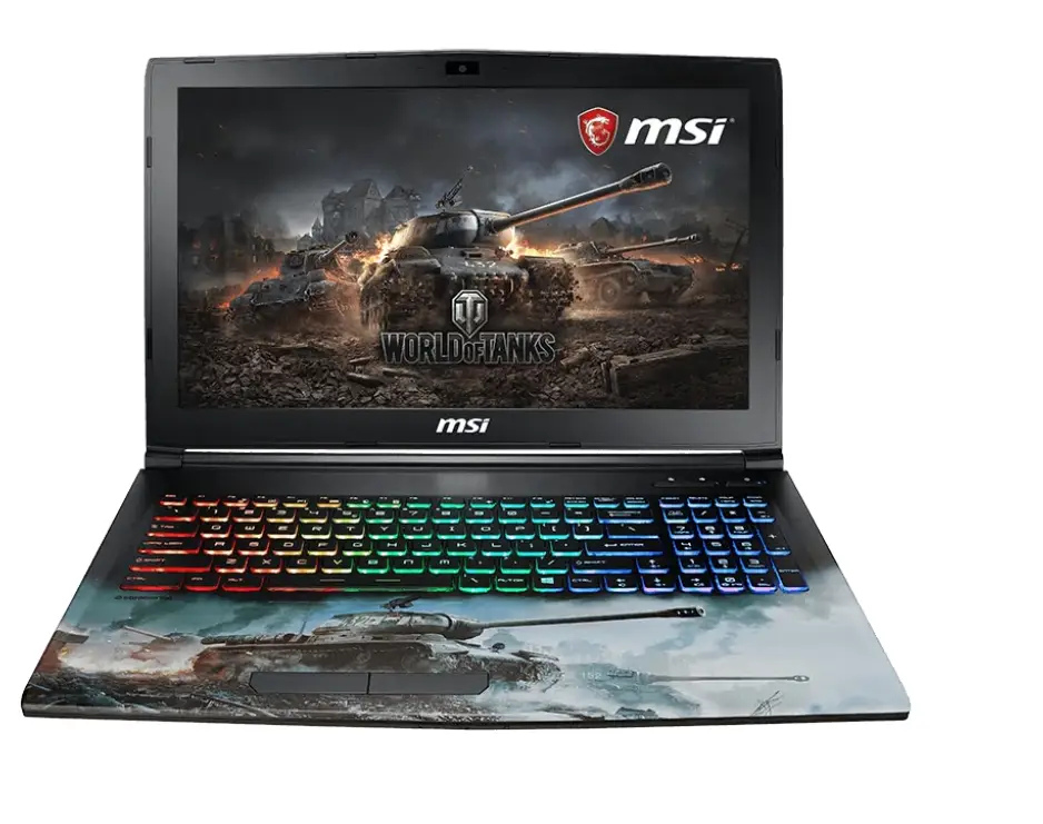 MSI GP Gaming GP62M 7REX-1294UK World Of Tanks Edition 9S7-16J9E2-1294